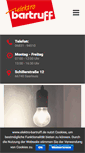 Mobile Screenshot of elektro-bartruff.de